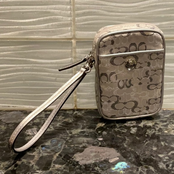 Coach Phone/camera/ipod wristlet.